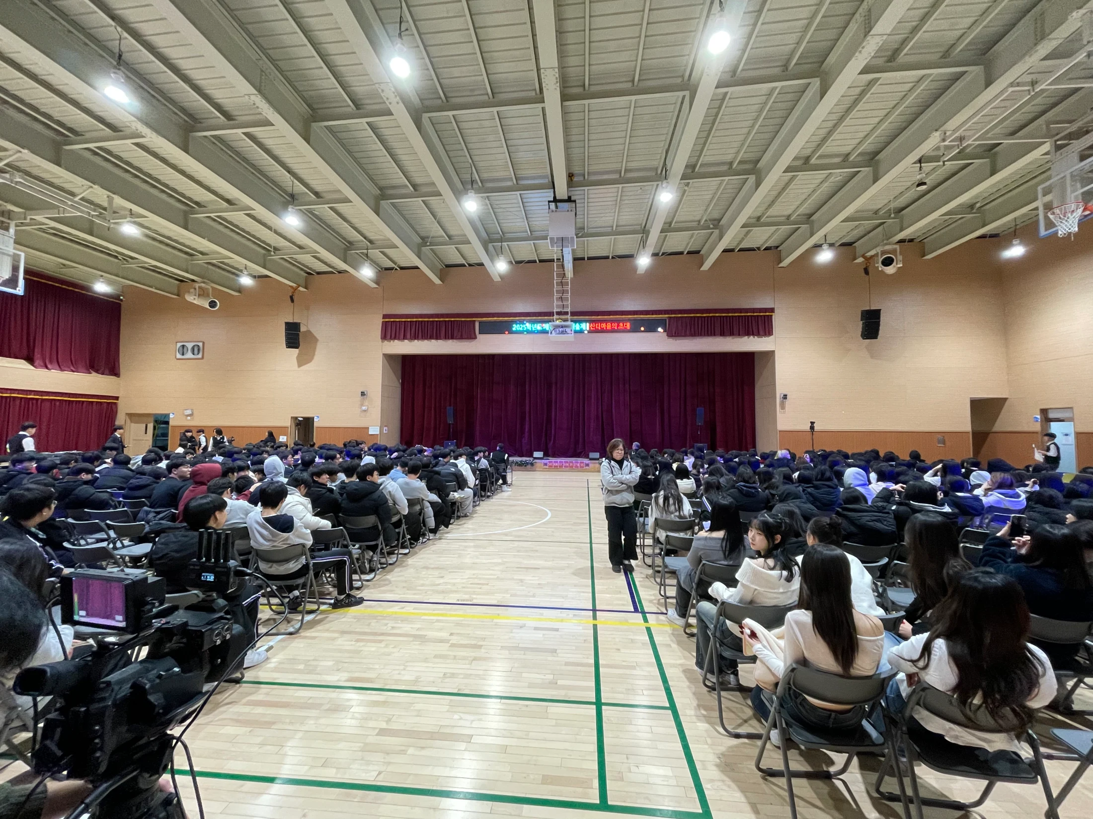 2025 아라고등학교 음향, 조명 설치 및 운영 / 2025 아라고등학교 음향, 조명 설치 및 운영 현장 사진 3
