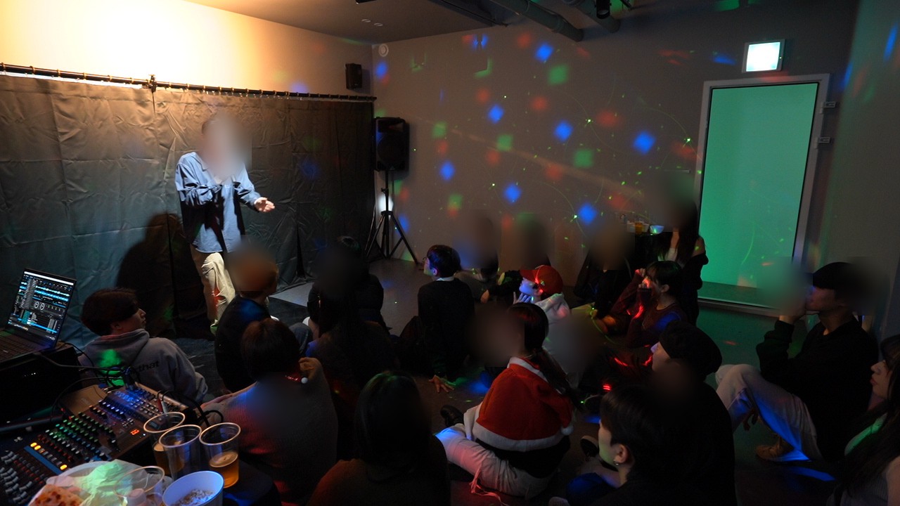 Year-end party at ARTPIE Studio with faces softly blurred for privacy